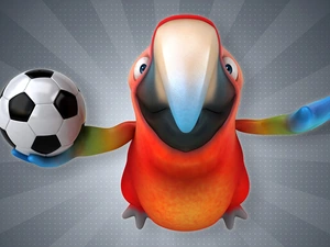 Ball, 3D Graphics, Ara Parrot
