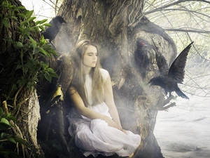 girl, Ravens