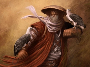 Eagles, picture, a man