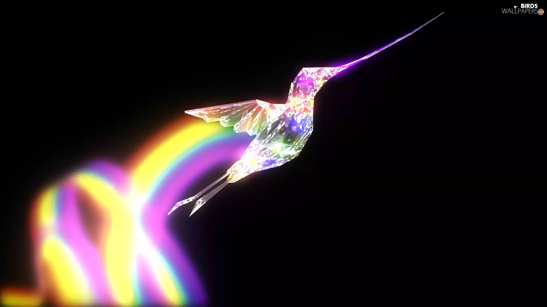 2D Graphics, color, humming-bird