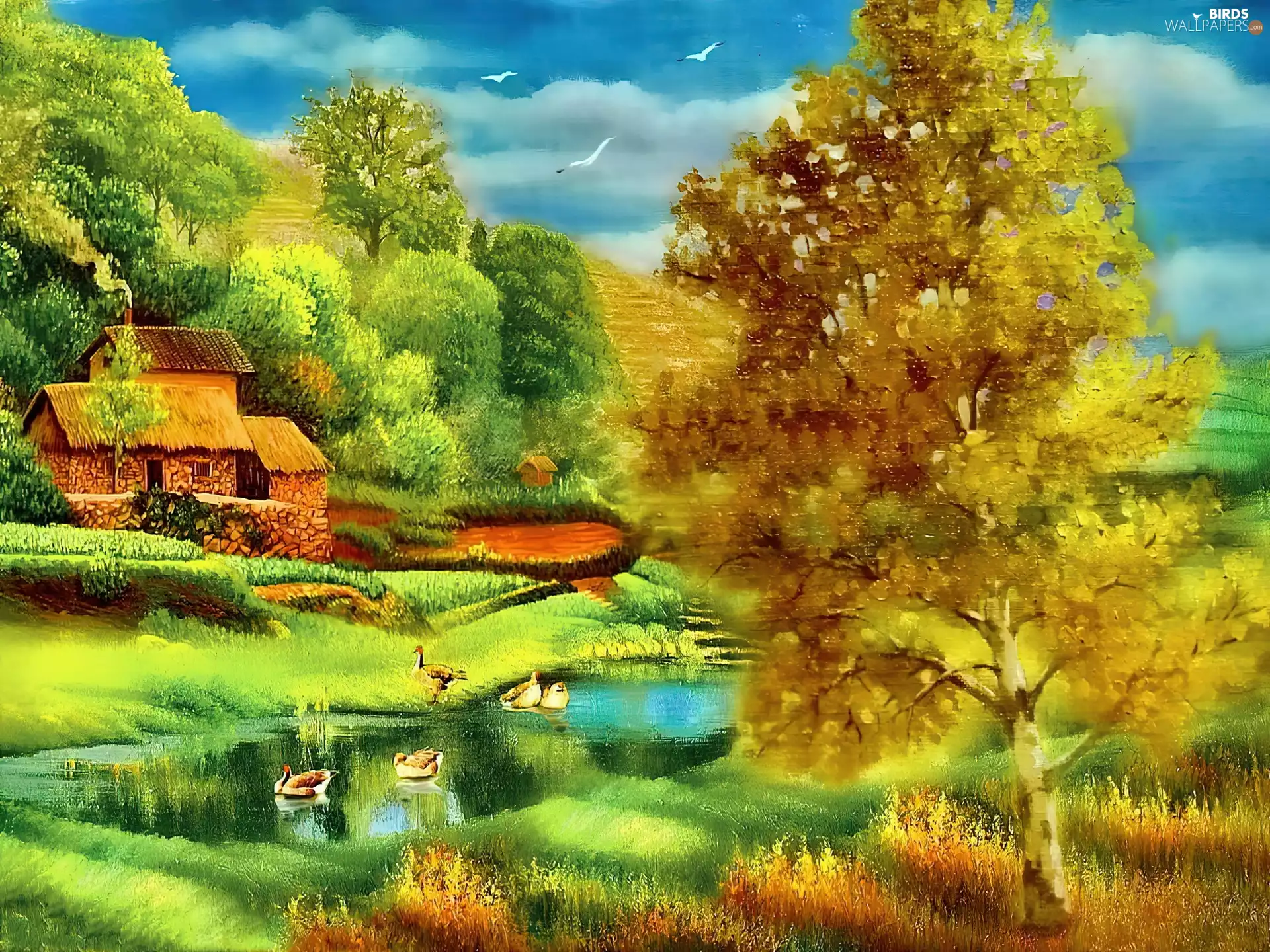 painting, Home, view